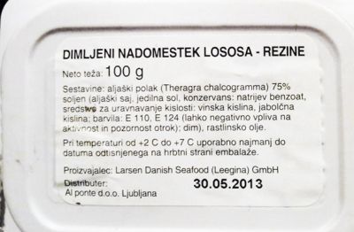 … in slovenska deklaracija, kjer je napisano opozorilo o vplivu na pozornost otrok