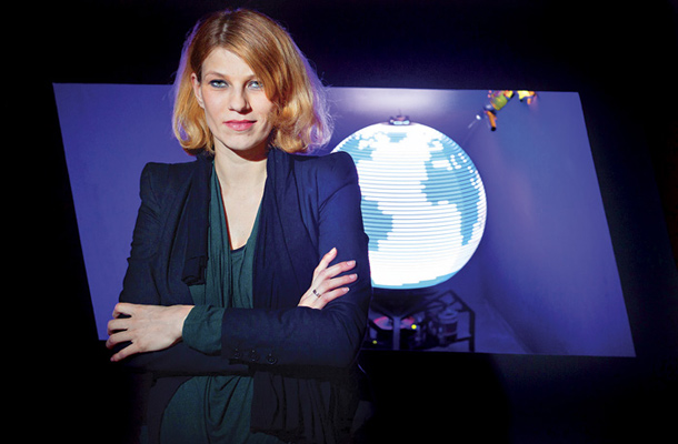 Avtorica Metka Zupanič, otvoritev razstave »Anti – Global?«, Galerija P74, Ljubljana