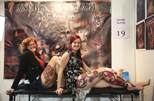 Mednarodna Tattoo konvencija, 40 tetoverjev , 7 držav, dvorana Triglav, Ljubljana