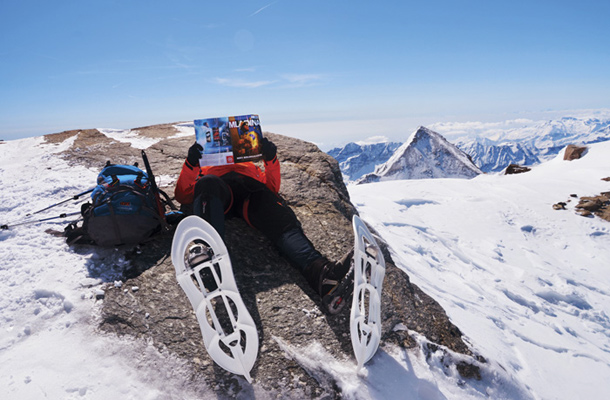 Kratkočasenje pod vrhom, Gran Paradiso, 4061 m, Italija / Foto Rok Eržen