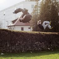 Lenart, Martin in Djordje: »Parkour & Frerunning Slovenija.«