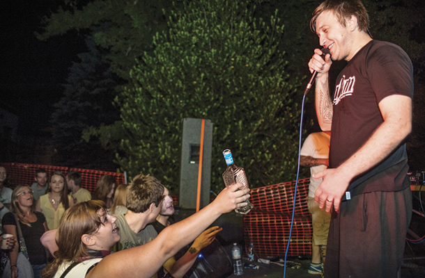 Bosanski reper Edo Maajka, klub Zakon, Vrhnika 