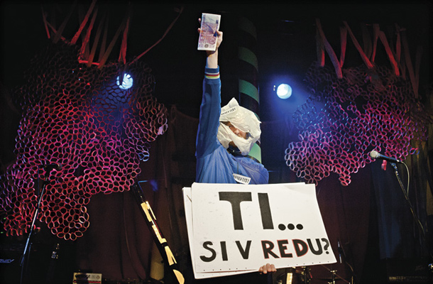 Moneyfest, Mlade rime, Menza pri koritu, Metelkova, Ljubljana
