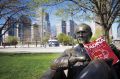 Komik Bob Newhart alias Dr. Bob Hartley, Chicago, ZDA / Foto Elena