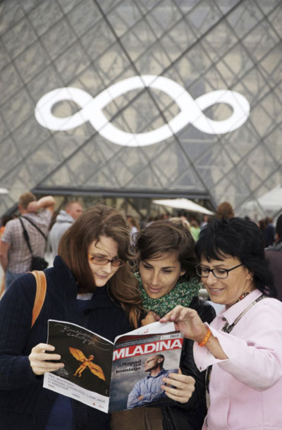 Le Louvre (Il Pistoletto, Michelangelo), Pariz / Foto Marko Strle
