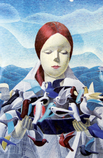 Naslovna ilustracija za veliko slikanico Pepelka (MK 2006). Z razstavo ilustracij Pepelke bratov Grimm je Sottlerjeva gostovala na Japonskem, v Koreji, v Italiji in na Irskem, za ilustracije Pepelke pa je prejela leta 2007 na svetovnem bienalu otroške ilustracije v Bratislavi prestižno nagrado – zlato jabolko.