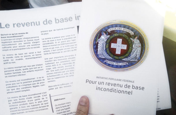 Švicarska iniciativa za brezpogojni univerzalni dohodek