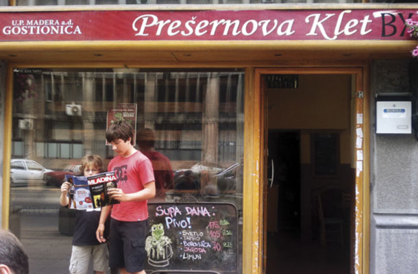 Prešernova klet, Beograd, Srbija / Foto Mitja Sardoč