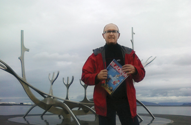Umetnina Sun voyager, Reykjavik, Islandija / Foto Gregor Pečan