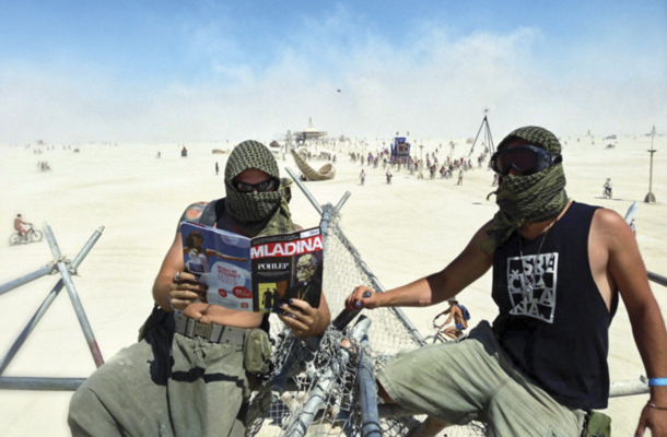 Burning Man festival, Black Rock Desert, Nevada, ZDA / Foto Luka Kreže