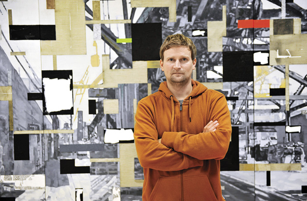 Miha Štrukelj  »1415 kvadratov, približno«, razstava, Galerija P74, Ljubljana
