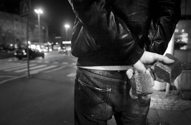 Priprave na demonstracije v času vstaje v Mariboru