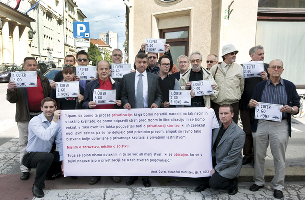 Odbor za pravično in solidarno družbo zahteva odstop finančnega ministra Čuferja, 18. september 2013