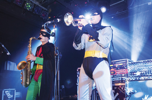 Ska punkerji Super Action Heroes, koncert, Cvetličarna, Ljubljana