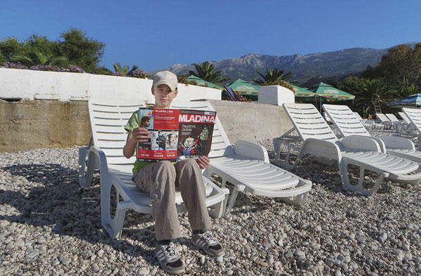 Maj na Slovenski plaži, Budva, Črna gora / Foto Aleš Markošek