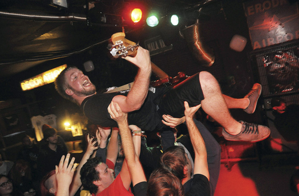 Punkrockerji Face the Fax (B), klub Gromka, Ljubljana
