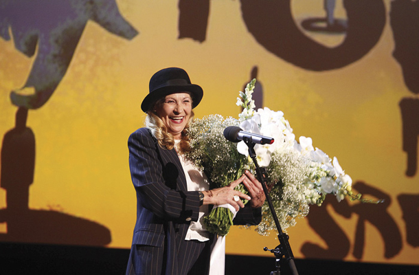 Igralka Olga Kacjan, dobitnica 45. Borštnikovega prstana za življenjsko delo, SNG Maribor / Foto Marko Pigac