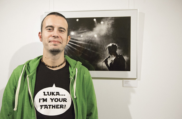 Saša Huzjak: The best of, Live!, odprtje razstave fotografij, Fotografski muzej, MB / Foto Boris B. Voglar