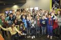 Tadej Toš z igralskimi kolegi, mariborska premiera filma Gremo mi po svoje 2, Cineplexx