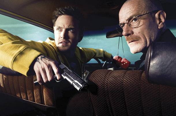 Poslovna partnerja: Jesse Pinkman (Aaron Paul) in Walter White (Bryan Cranston)