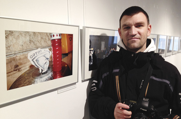 Marko Pigac, avtor fotografij I. mariborske vstaje, razstava Obrazi vstaje, Muzej narodne osvoboditve Maribor 
