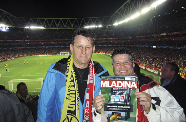 Arsenal : Borusia Dortmund, Liga prvakov, Stadion Emirates, London, VB / Foto Janez