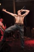 Laški metalcorovci In The Crossfire, koncert, Menza pri koritu, Ljubljana