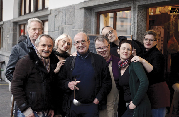Maestro Veljko Barbieri, predstavitev in podpisovanje knjige Drobtinice z mize, Okusi Istre, Ljubljana