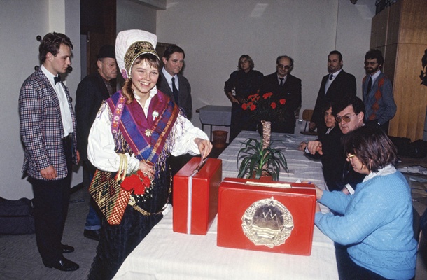 Svečano glasovanje na plebiscitu/ Foto: Joco Žnidaršič