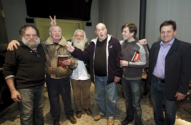 Zdravko Duša, Blaž Ogorevc, Zlatko Zajc, Marko Derganc, Iztok Lovrić in Andrej Klemenc, izid del  Tropska melanholija in Neresnične zgodbe, Mestni muzej Ljubljana