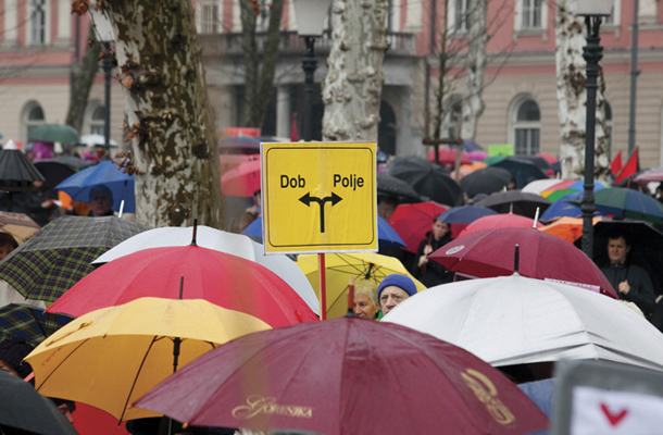  4. vseslovenska vstaja v Ljubljani, 9. marec 2013 