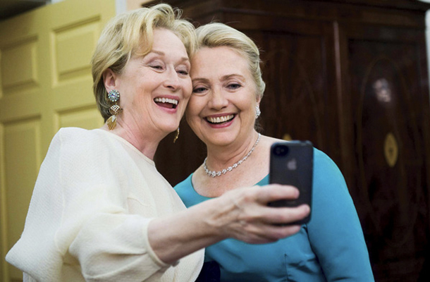 Hillary Clinton in Meryl Streep