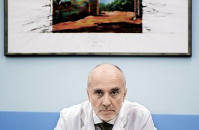 Osumljeni Vane Antolič, predstojnik ortopedije v ljubljanskem kliničnem centru. Tudi on je v prostem času zasebnik. 