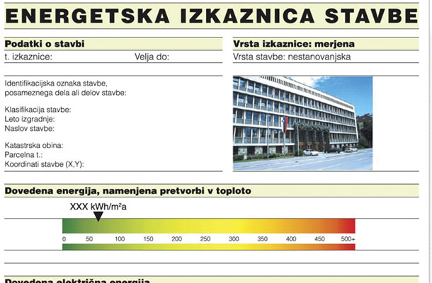 Energetska izkaznica? 