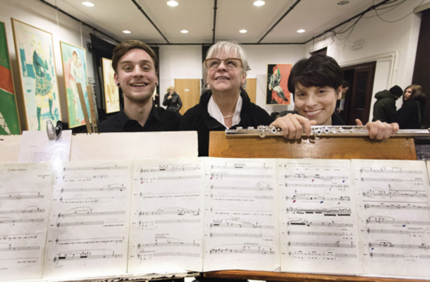 Jan Slak, Hanna Preuss in Ana Ligia Mastruzzo, koncert, Vodnikova domačija, Ljubljana