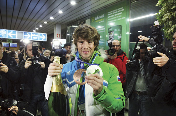 Prihodi slovenskih dobitnikov medalj – olimpijske igre Soči 2014: Žan Košir