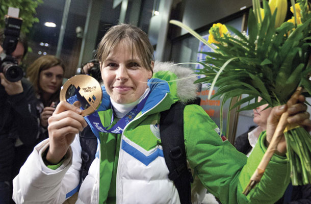 Prihodi slovenskih dobitnikov medalj – olimpijske igre Soči 2014: Vesna Fabjan