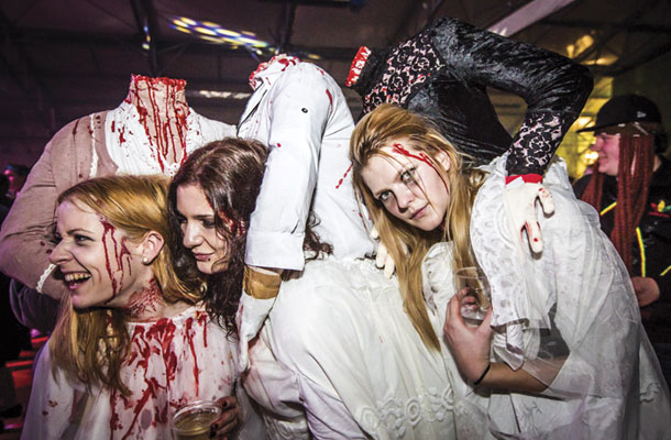 Zombiji, Kurentanc, pustovanje, Ptuj