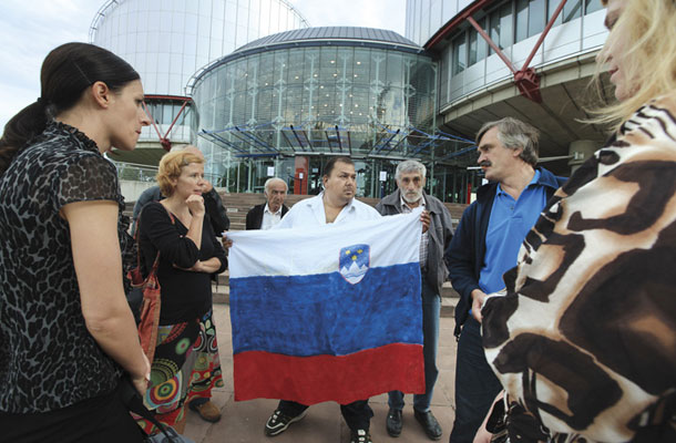 Skupina izbrisanih pred evropskim sodiščem za človekove pravice 