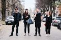 Igralci Filip Samobor, Miranda Trnjanin, Nik Škrlec in Lena Hribar, premera Jaz Jaz Jaz Jaz, Gledališče Glej, Ljubljana