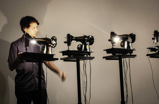 Martin Messier: Sewing Machine Orchestra, MoTA Točka, Ljubljana