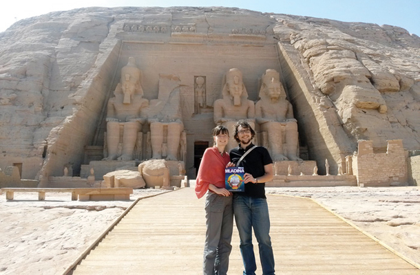 Abu Simbel, Egipt / Foto Nejc in Tatjana