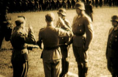Prisega domobrancev Hitlerju na ljubljanskem stadionu 20. aprila 1944