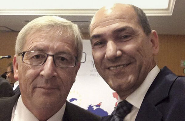 @JJansaSDS: Prijeten večer v Bratislavi z JunckerEU naslednjim predsednikom Evropske komisije pic.twitter.com/elWt2u1We3
