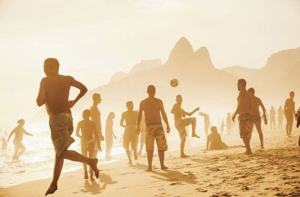 Nogomet na plaži Ipanema v Riu
