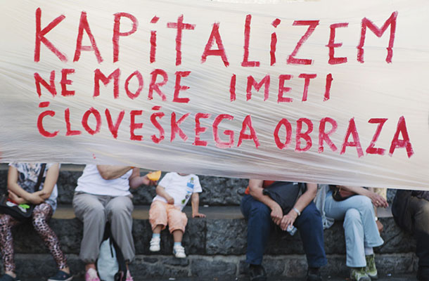 Foto tedna SMRT FAŠIZMU, SVOBODA NARODU! Tradicionalni Antifašistični marš, dan zmage, 9. maj 2014, Ljubljana