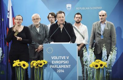 Veliki osmoljenec: Igor Lukšič, ki je na čelu stranke SD zdržal manj kot dve leti in ki ga je v boju za bruseljski sedež s preferenčnimi glasovi premagala Tanja Fajon 