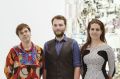 Kustosinja Petja Grafenauer ter avtorja Adrijan Praznik in Eva Lucija Kozak, Neujemanja, Galerija Equrna, Ljubljana