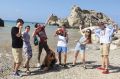 LeMath ekipa na kraju, kjer se je rodila Afrodita, Pafos, Ciper / Foto najboljši profesorici Bosnič in Kos