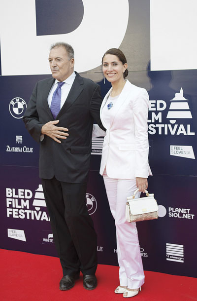 Zvezda Armand Assante in ’Bondovo dekle’ Caterina Murino, rdeča preproga, 1. Bled Film Festival